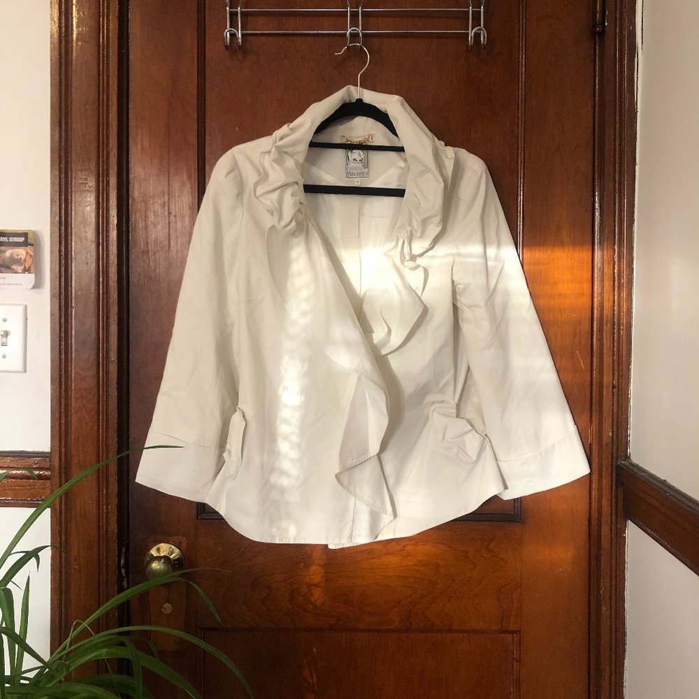 Yoana Baraschi White Cotton Jacket